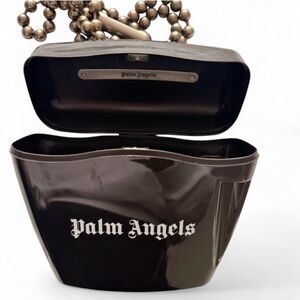 Palm Angels Mini Black Padlock Bag